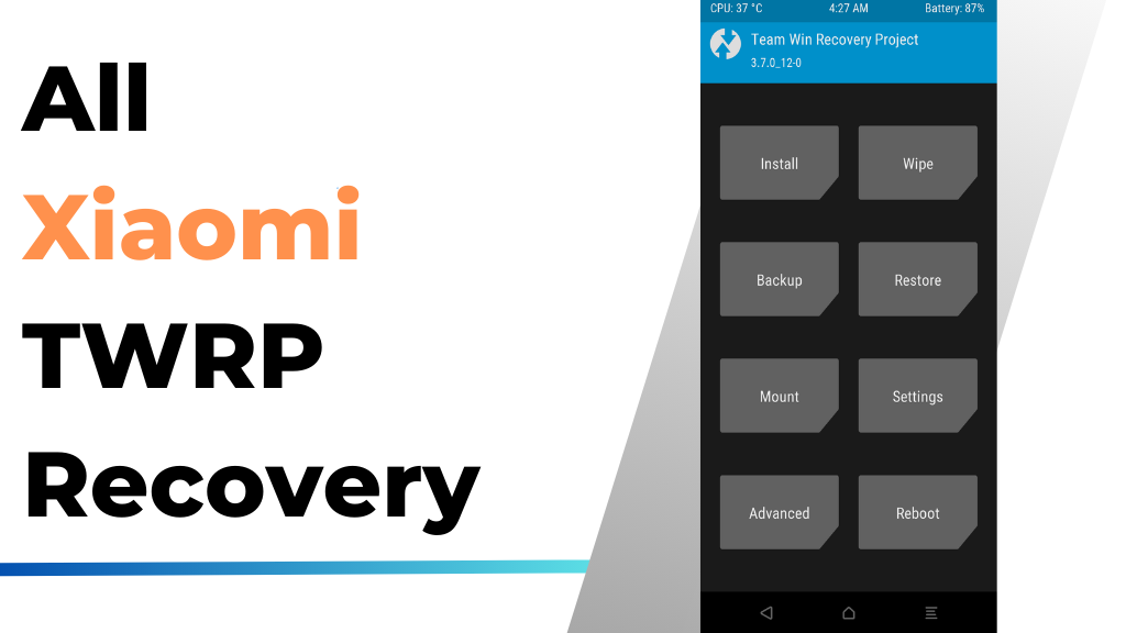 Xiaomi TWRP Recovery Download